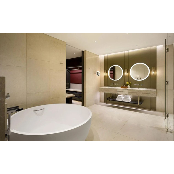 Aliseo LED Interface Beleuchteter Kosmetikspiegel - ø 220 mm, Batteriespiegel, Schwenkarm, USB-Aufladung 3 Aliseo LED Interface Beleuchteter Kosmetikspiegel - ø 220 mm, Batteriespiegel, Schwenkarm, USB-Aufladung