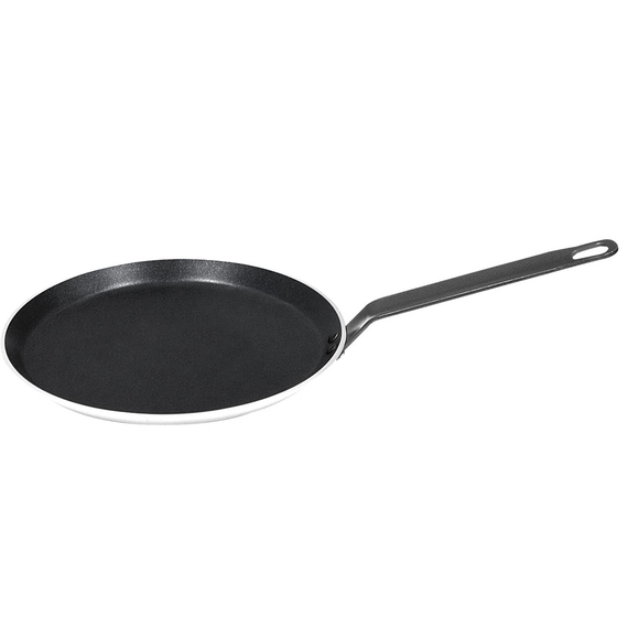 Crepes-Pfanne, Teflon®-beschichtet, 255x17 mm (ØxH) Crepes-Pfanne, Teflon®-beschichtet, 255x17 mm (ØxH)