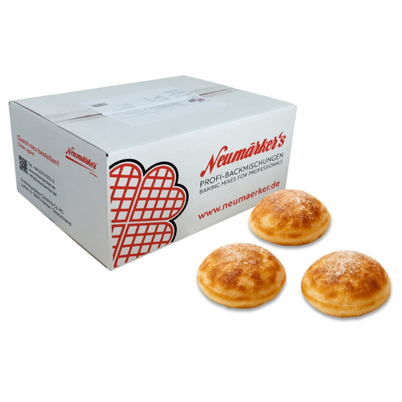 Neumärker Poffertjes-Ready-Mix | Poffertjes-Backmischung für Gastronomie | Karton à 10 kg (10x 1 kg) Neumärker Poffertjes-Ready-Mix | Poffertjes-Backmischung für Gastronomie | Karton à 10 kg (10x 1 kg)