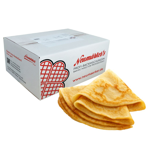 Neumärker Crêpes-Ready-Mix | Crêpes Backmischung für Gastro | Karton à 10 kg (10x 1 kg) Neumärker Crêpes-Ready-Mix | Crêpes Backmischung für Gastro | Karton à 10 kg (10x 1 kg)