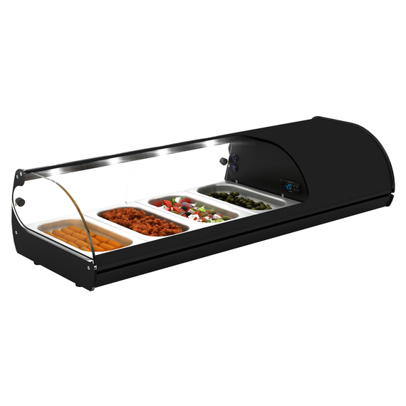 Neumärker Royal Cooling Tapas 4 Kompressor rechts 4x GN 1/3 x 40 mm Neumärker Royal Cooling Tapas 4 Kompressor rechts 4x GN 1/3 x 40 mm