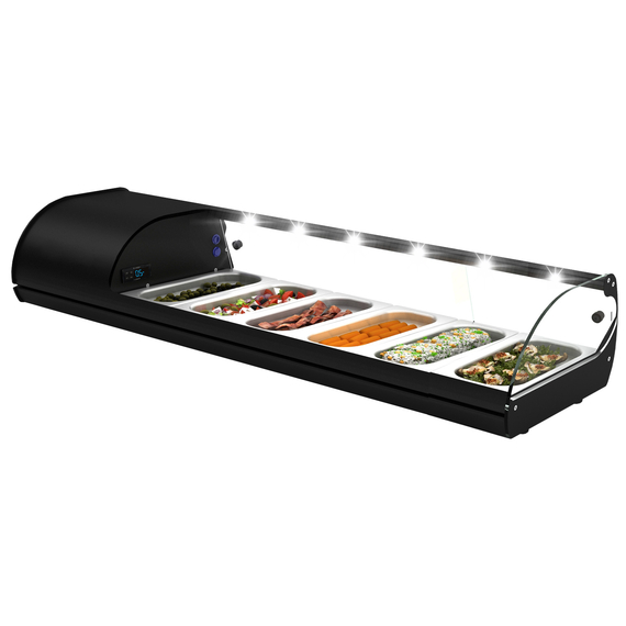 Neumärker Royal Cooling Tapas 6 Kompressor links 6x GN 1/3 x 40 mm Neumärker Royal Cooling Tapas 6 Kompressor links 6x GN 1/3 x 40 mm