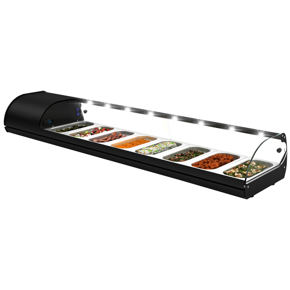 Neumärker Royal Cooling Tapas 8 Kompressor links 8x GN 1/3 x 40 mm Neumärker Royal Cooling Tapas 8 Kompressor links 8x GN 1/3 x 40 mm