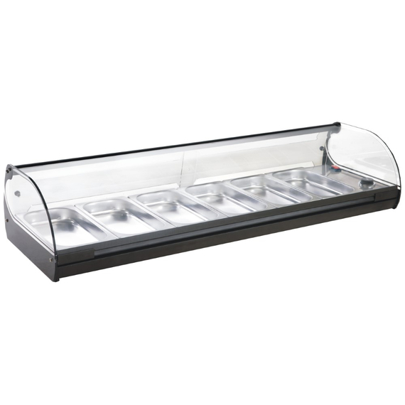 Neumärker Warmhaltevitrine Cristal 6 6x GN 1/3 x 40 mm 1 Neumärker Warmhaltevitrine Cristal 6 6x GN 1/3 x 40 mm