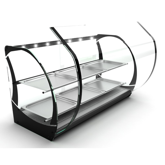 Neumärker Warmhaltevitrine Honda 6x 2/3 GN x 20 mm 3 Neumärker Warmhaltevitrine Honda 6x 2/3 GN x 20 mm