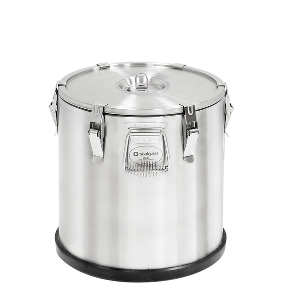 Thermobehälter aus rostfreiem Edelstahl, 25 Liter Thermobehälter aus rostfreiem Edelstahl, 25 Liter