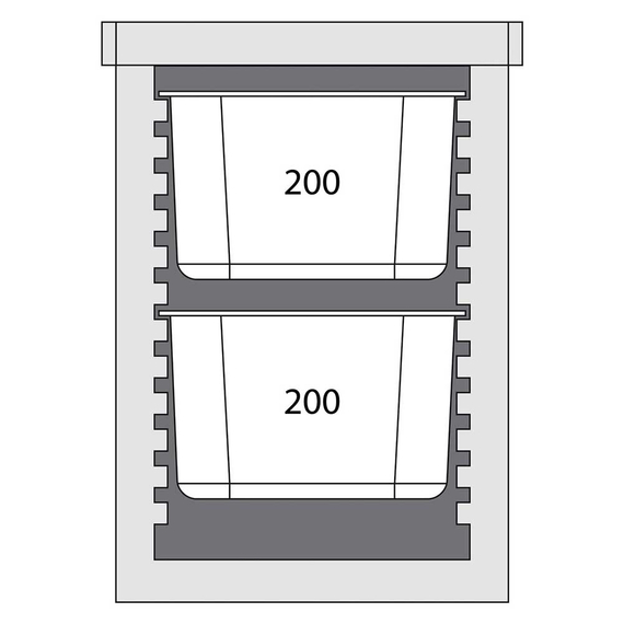 EPP Thermobox Frontlader, Nutzinhalt 93 Liter, schwarz 3 EPP Thermobox Frontlader, Nutzinhalt 93 Liter, schwarz