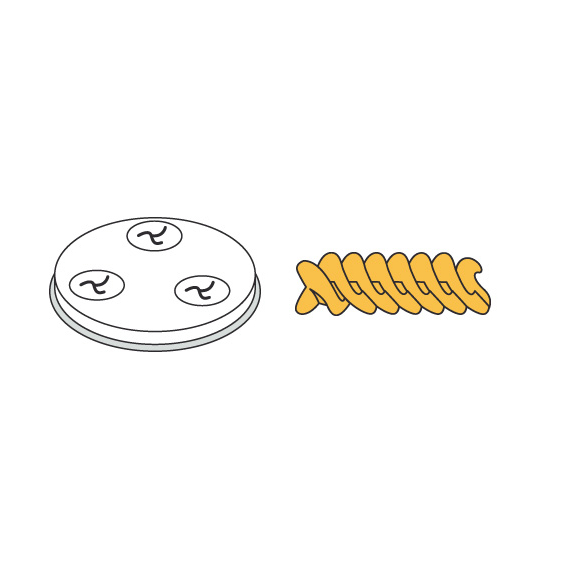 Neumärker Pasta-Scheibe Ø 50 mm Fusilli für Nudelmachine PF15E Neumärker Pasta-Scheibe Ø 50 mm Fusilli für Nudelmachine PF15E
