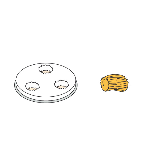 Neumärker Pasta-Scheibe Ø 50 mm Gnocchi für Nudelmachine PF15E Neumärker Pasta-Scheibe Ø 50 mm Gnocchi für Nudelmachine PF15E