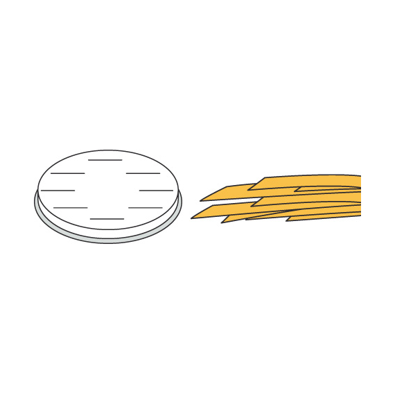 Neumärker Pasta-Scheibe Ø 50 mm Fettuchine für Nudelmachine PF15E Neumärker Pasta-Scheibe Ø 50 mm Fettuchine für Nudelmachine PF15E