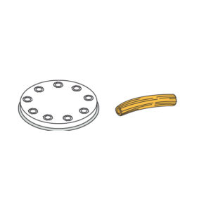 Neumärker Pasta-Scheibe Ø 57 mm Bucatini für Nudelmachine PF25E/PF40E