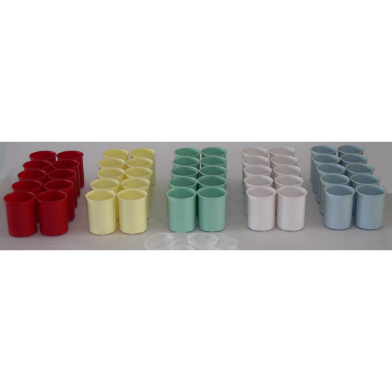 Neumärker Steamblend Portionsbecher-Set 50 Stück | wiederverwendbar | mehrfarbig 1 Neumärker Steamblend Portionsbecher-Set 50 Stück | wiederverwendbar | mehrfarbig