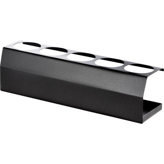 Saucenständer schwarz, geeignet für fünf Flaschen Ø 72 mm, 435x110x120 mm (BxTxH) Saucenständer schwarz, geeignet für fünf Flaschen Ø 72 mm, 435x110x120 mm (BxTxH)