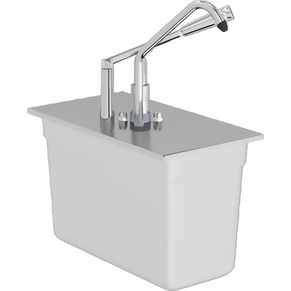 Saucenspender mit Pumpe GN 1/4 (200 mm), 5,25 Liter Saucenspender mit Pumpe GN 1/4 (200 mm), 5,25 Liter