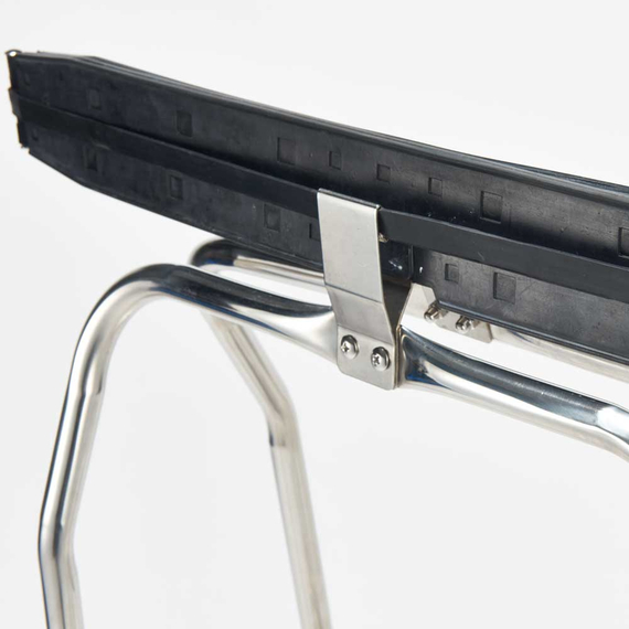 Rollbarer Müllsackständer mit Fußbedienung, Edelstahl 4 Rollbarer Müllsackständer mit Fußbedienung, Edelstahl