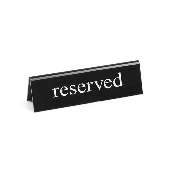 Hendi Tischschild Reserviert, reserved, 130x30x(H)38mm Hendi Tischschild Reserviert, reserved, 130x30x(H)38mm