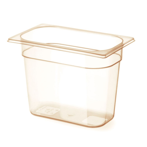 Hendi Gastronorm-Behälter 1/4, hochtemperatubeständig, GN 1/4, 3,8L, Transparent, 265x162x(H)150mm Hendi Gastronorm-Behälter 1/4, hochtemperatubeständig, GN 1/4, 3,8L, Transparent, 265x162x(H)150mm