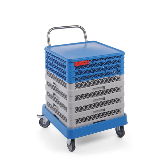 Hendi Trolley für Geschirrspülkörbe mit Griff, 575x545x(H)920mm Hendi Trolley für Geschirrspülkörbe mit Griff, 575x545x(H)920mm
