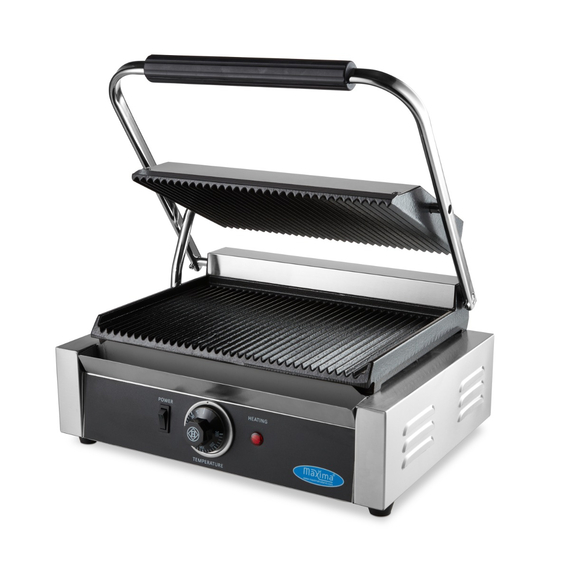 Maxima Gastro Kontaktgrill - Gerillt - Einzelgrillplatte - 33,5 cm 5 Maxima Gastro Kontaktgrill - Gerillt - Einzelgrillplatte - 33,5 cm