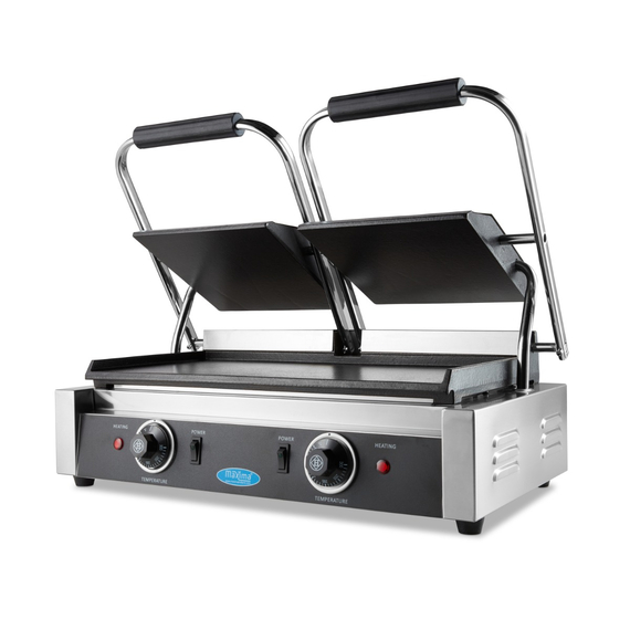 Maxima Gastro Kontaktgrill - Glatte - Doppelgrillplatte - 2 x 22 cm Maxima Gastro Kontaktgrill - Glatte - Doppelgrillplatte - 2 x 22 cm