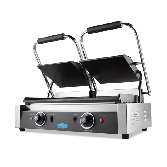 Maxima Gastro Kontaktgrill - Glatte - Doppelgrillplatte - 2 x 22 cm 6 Maxima Gastro Kontaktgrill - Glatte - Doppelgrillplatte - 2 x 22 cm
