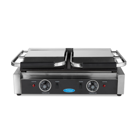 Maxima Gastro Kontaktgrill - Glatte - Doppelgrillplatte - 2 x 22 cm 4 Maxima Gastro Kontaktgrill - Glatte - Doppelgrillplatte - 2 x 22 cm