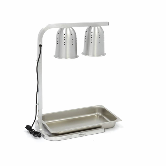 Maxima Gastro Wärmelampe - 2 Lampen - inkl. Lampen und 1 x 1/1 GN -Behälter 3 Maxima Gastro Wärmelampe - 2 Lampen - inkl. Lampen und 1 x 1/1 GN -Behälter