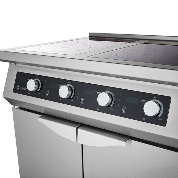 Maxima Gastro Induktionskocher 700 – 4 Brenner – 17000W – mit Untergestell 4 Maxima Gastro Induktionskocher 700 – 4 Brenner – 17000W – mit Untergestell