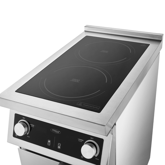 Maxima Gastro Induktionskocher 700 – 2 Brenner – 8500W – mit Untergestell 3 Maxima Gastro Induktionskocher 700 – 2 Brenner – 8500W – mit Untergestell