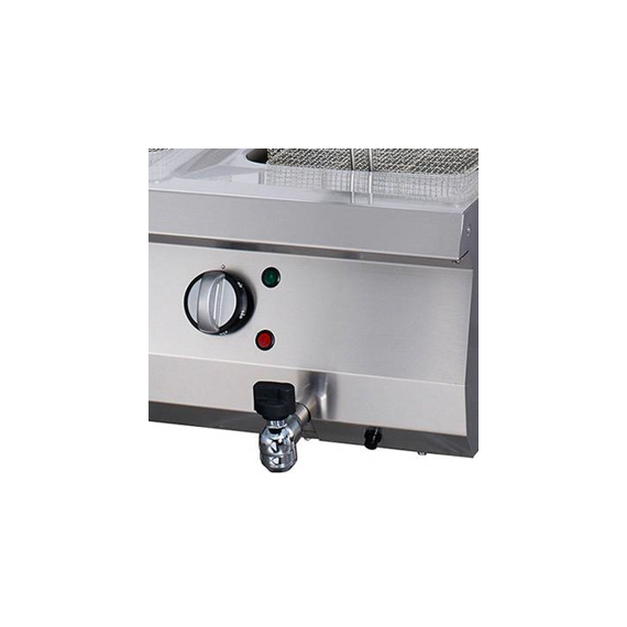 Maxima Gastro Heavy Duty Fritteuse - 2 x 12 l - Doppeleinheit - 70 cm Tief - mit Ablasshahn - Elektrisch 3 Maxima Gastro Heavy Duty Fritteuse - 2 x 12 l - Doppeleinheit - 70 cm Tief - mit Ablasshahn - Elektrisch