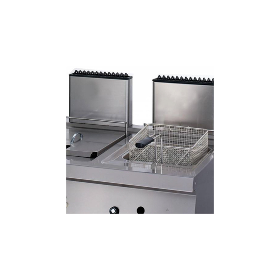 Maxima Gastro Heavy Duty Fritteuse - 2 x 12 l - Doppeleinheit - 70 cm Tief - mit Ablasshahn - Gas 3 Maxima Gastro Heavy Duty Fritteuse - 2 x 12 l - Doppeleinheit - 70 cm Tief - mit Ablasshahn - Gas