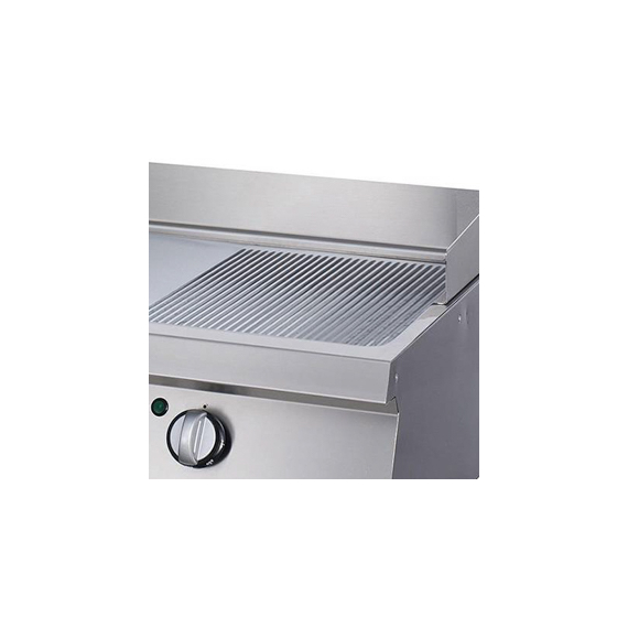 Maxima Gastro Heavy Duty Grillplatte - Halb Gerillt Chrom - Doppeleinheit - 70 cm Tief - Elektrisch 2 Maxima Gastro Heavy Duty Grillplatte - Halb Gerillt Chrom - Doppeleinheit - 70 cm Tief - Elektrisch