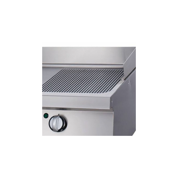 Maxima Gastro Heavy Duty Grillplatte - Halb Gerillte Chrom - Doppeleinheit - 70 cm Tief - Gas 2 Maxima Gastro Heavy Duty Grillplatte - Halb Gerillte Chrom - Doppeleinheit - 70 cm Tief - Gas