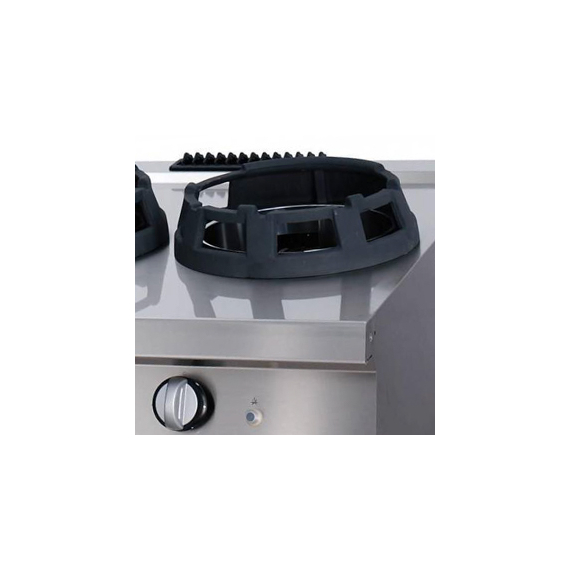 Maxima Gastro Heavy Duty Wok Herd - 2 x 28,5 cm Kochringe - Doppeleinheit - 70 cm Tief - Gas 2 Maxima Gastro Heavy Duty Wok Herd - 2 x 28,5 cm Kochringe - Doppeleinheit - 70 cm Tief - Gas