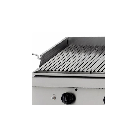 Maxima Gastro Heavy Duty Lavasteingrill - Doppeleinheit - 70 cm Tief - Gas 3 Maxima Gastro Heavy Duty Lavasteingrill - Doppeleinheit - 70 cm Tief - Gas