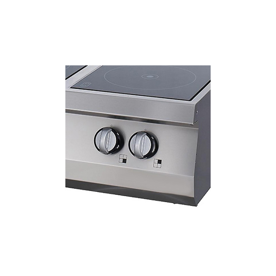 Maxima Gastro Heavy Duty Kochfeld - 4 Brenner - Infrarot - Doppeleinheit - 70 cm Tief - Elektrisch 4 Maxima Gastro Heavy Duty Kochfeld - 4 Brenner - Infrarot - Doppeleinheit - 70 cm Tief - Elektrisch