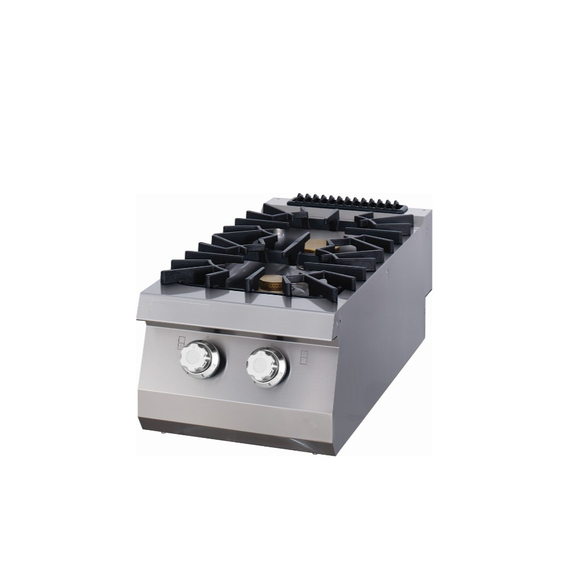 Maxima Gastro Premium Kochfeld - 2 Brenner - Einzeleinheit - 90 cm Tief - Gas Maxima Gastro Premium Kochfeld - 2 Brenner - Einzeleinheit - 90 cm Tief - Gas