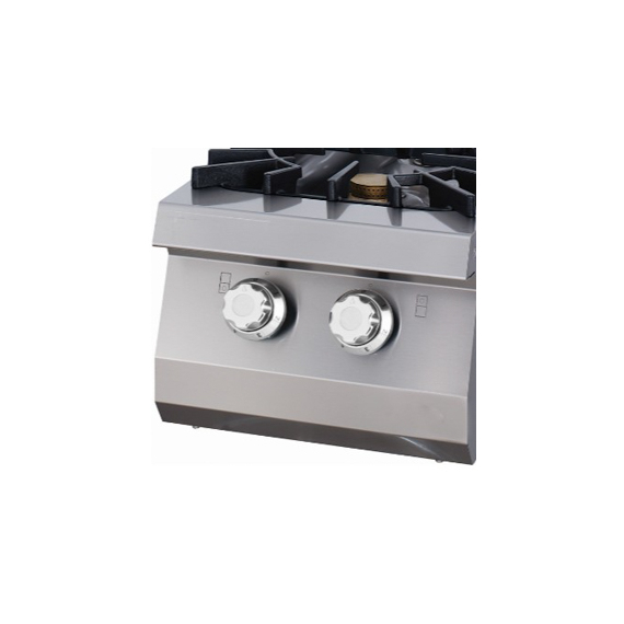 Maxima Gastro Premium Kochfeld - 2 Brenner - Einzeleinheit - 90 cm Tief - Gas 2 Maxima Gastro Premium Kochfeld - 2 Brenner - Einzeleinheit - 90 cm Tief - Gas