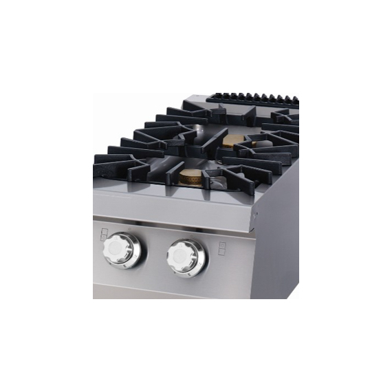 Maxima Gastro Premium Kochfeld - 2 Brenner - Einzeleinheit - 90 cm Tief - Gas 4 Maxima Gastro Premium Kochfeld - 2 Brenner - Einzeleinheit - 90 cm Tief - Gas