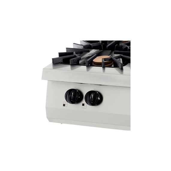 Maxima Gastro Premium Kochfeld - 4 Brenner - Doppeleinheit - 90 cm Tief - 40 kW - Gas 4 Maxima Gastro Premium Kochfeld - 4 Brenner - Doppeleinheit - 90 cm Tief - 40 kW - Gas