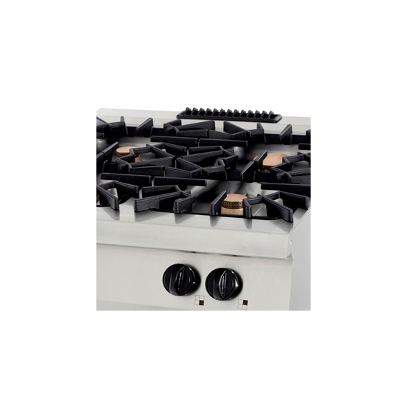 Maxima Gastro Premium Kochfeld - 4 Brenner - Doppeleinheit - 90 cm Tief - 40 kW - Gas 2 Maxima Gastro Premium Kochfeld - 4 Brenner - Doppeleinheit - 90 cm Tief - 40 kW - Gas