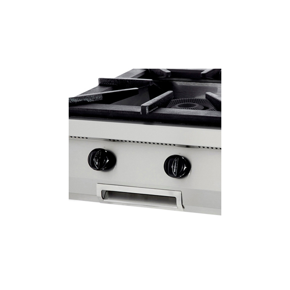 Maxima Gastro Premium Kochfeld - 1 Brenner - Doppeleinheit - 90 cm Tief - Gas 2 Maxima Gastro Premium Kochfeld - 1 Brenner - Doppeleinheit - 90 cm Tief - Gas