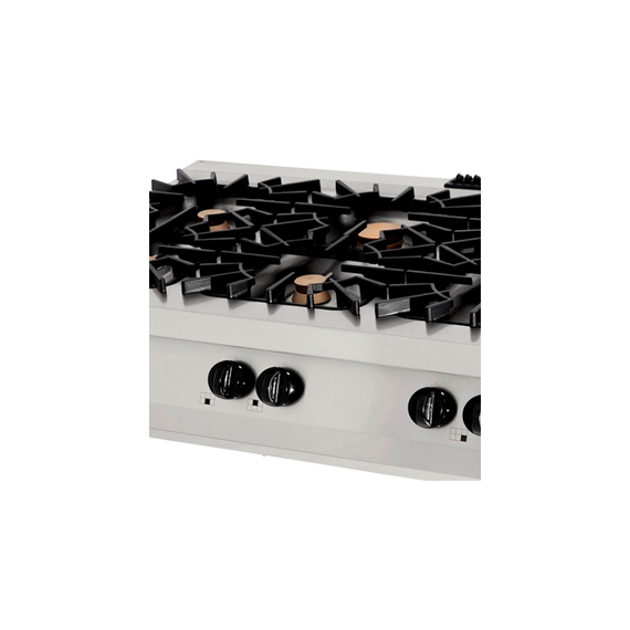 Maxima Gastro Premium Kochfeld - 6 Brenner - Dreifache Einheit - 90 cm Tief - Gas 4 Maxima Gastro Premium Kochfeld - 6 Brenner - Dreifache Einheit - 90 cm Tief - Gas