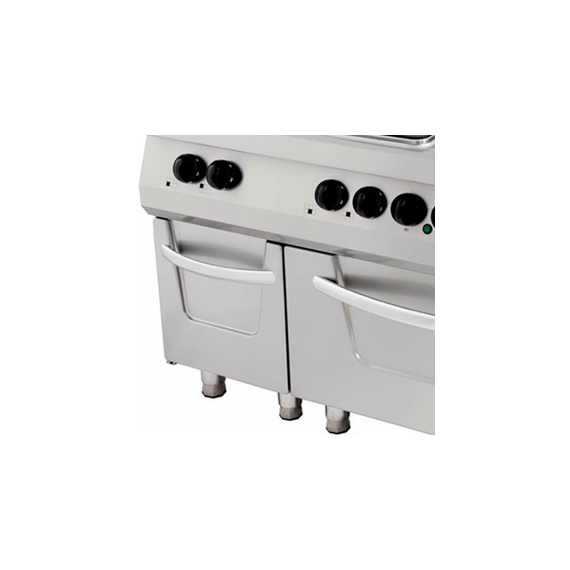 Maxima Gastro Premium Herd - 6 Brenner - Dreifache Einheit - 90 cm Tief - inkl. Ofen - Elektrisch 3 Maxima Gastro Premium Herd - 6 Brenner - Dreifache Einheit - 90 cm Tief - inkl. Ofen - Elektrisch