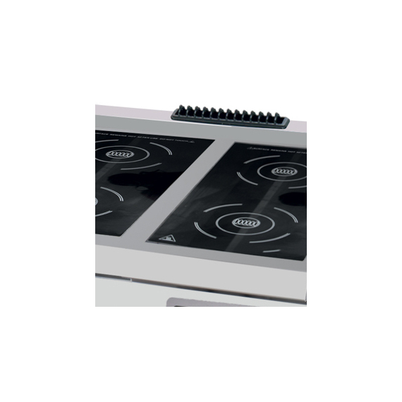 Maxima Gastro Premium Induktionskochfeld - 4 Brenner - Doppeleinheit - 90 cm Tief - Elektrisch 4 Maxima Gastro Premium Induktionskochfeld - 4 Brenner - Doppeleinheit - 90 cm Tief - Elektrisch