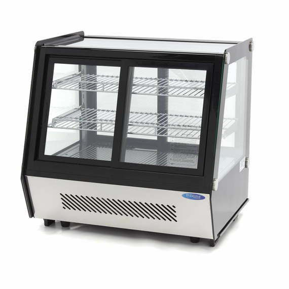 Maxima Gastro Glastürkühlschränke - 125 l - 71 cm - Vordere und Hintere Schiebetüren Maxima Gastro Glastürkühlschränke - 125 l - 71 cm - Vordere und Hintere Schiebetüren