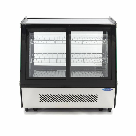 Maxima Gastro Glastürkühlschränke - 125 l - 71 cm - Vordere und Hintere Schiebetüren 1 Maxima Gastro Glastürkühlschränke - 125 l - 71 cm - Vordere und Hintere Schiebetüren