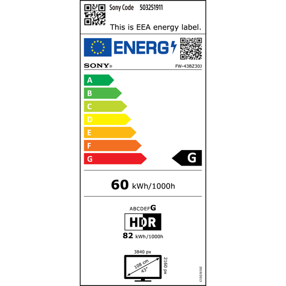 Sony FW-43BZ30J 43“ HDR-BRAVIA Professional Display mit 4K-Ultra HD-Auflösung 5 Sony FW-43BZ30J 43“ HDR-BRAVIA Professional Display mit 4K-Ultra HD-Auflösung
