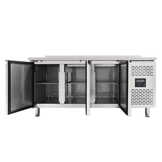 Vaiotec Kühltisch / 3-türig inkl. Aufkantung - Monoblock, 1795 x 700 mm 3 Vaiotec Kühltisch / 3-türig inkl. Aufkantung - Monoblock, 1795 x 700 mm