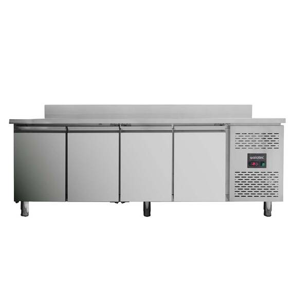 Vaiotec Kühltisch / 4-türig inkl. Aufkantung - Monoblock, 2230 x 700 mm Vaiotec Kühltisch / 4-türig inkl. Aufkantung - Monoblock, 2230 x 700 mm